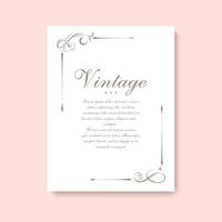 divisore di pagina vintage decorativo vettore