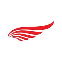 immagini del logo dell'ala vettore