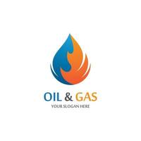 gas e olio icona vettore