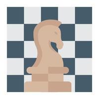 concetti di scacchi alla moda vettore
