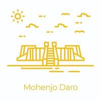 di moda mohenjo darò vettore