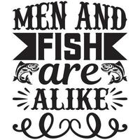 uomini e pesce siamo nello stesso modo vettore