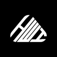 hwi lettera logo creativo design con vettore grafico, hwi semplice e moderno logo.
