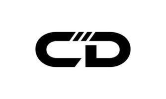 CD logo design. iniziale CD lettera logo design monogramma vettore design professionista vettore.