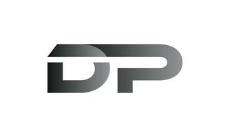 dp logo design. iniziale dp lettera logo design monogramma vettore design professionista vettore.