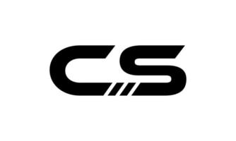 cs logo design. iniziale cs lettera logo design monogramma vettore design professionista vettore.
