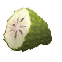 cibo soursop icona cartone animato vettore. frutta succo vettore