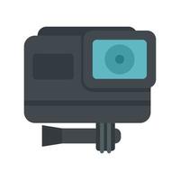cinema azione telecamera icona piatto isolato vettore