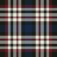 tartan Scozia senza soluzione di continuità plaid modello vettore. retrò sfondo tessuto. Vintage ▾ dai un'occhiata colore piazza geometrico struttura. vettore