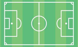 schema di il calcio campo, calcio campo. vettore illustrazione gli sport