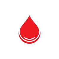 sangue logo vettore icona illustrazione