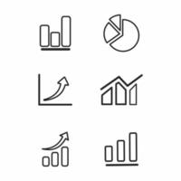 grafico icona vettore design per attività commerciale