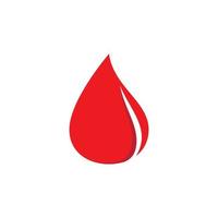 immagini del logo goccia di sangue vettore