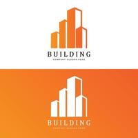 edificio logo, Residenziale architetto vettore, design adatto per edificio costruzione, appartamento, alloggiamento vettore