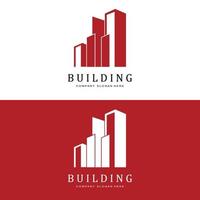 edificio logo, Residenziale architetto vettore, design adatto per edificio costruzione, appartamento, alloggiamento vettore