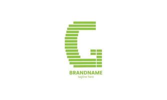iniziale lettera g logo vettore con rettangolare sbarra. g lettera logo modello illustrazione design. lettera g geometria logo vettore Immagine.