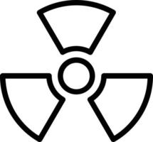 radiazione vettore icona design