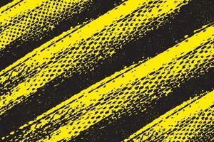 giallo e nero grunge struttura sfondo vettore