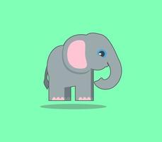 elefante cartone animato vettoriale