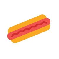 dolci confetteria caldo cane vettore illustrazione icona