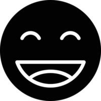 sorriso lingua vettore icona design