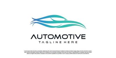 settore automobilistico logo design con creativo concetto premio vettore