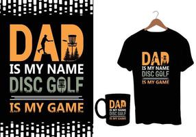 disco golf vettore magliette design
