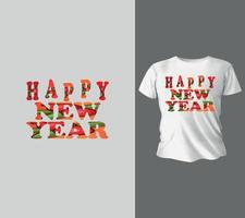 nuovo anno citazioni t camicia disegni, nuovo anno mano lettering tipografia vettore illustrazione.