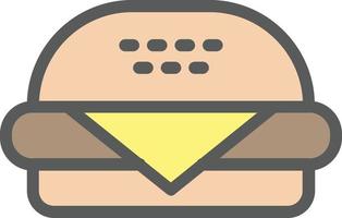 Hamburger vettore icona design