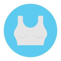 sport reggiseno vettore illustrazione su un' sfondo.premio qualità simboli.vettore icone per concetto e grafico design.