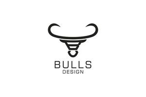 lettera B logo, Toro logo, testa Toro logo, monogramma logo design modello elemento vettore