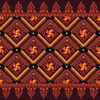 astratto geometrico etnico nativo azteco modello senza soluzione di continuità orientale tradizionale arte design per tessuto, tenda, sfondo, tappeto, sfondo, vestiario, avvolgere, batik, tessile vettore illustrazione