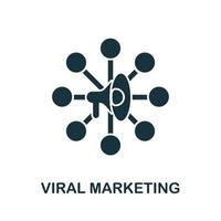 virale marketing icona a partire dal affiliato marketing collezione. semplice linea virale marketing icona per modelli, ragnatela design e infografica vettore