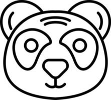 panda creativo icona design vettore