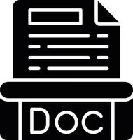 doc file formato creativo icona design vettore