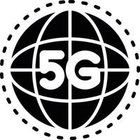 5g creativo icona design vettore