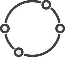 punto cerchio vettore icona design