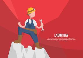 Illustrazione del Labor Day vettore