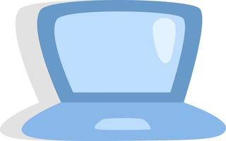 scuola computer portatile, icona, vettore su bianca sfondo.