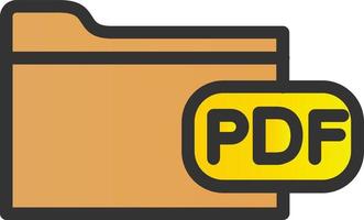file PDF vettore icona design