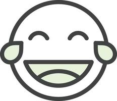 sorriso lingua strabico vettore icona design