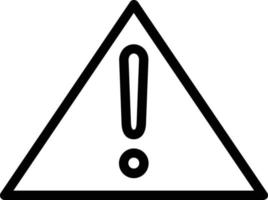esclamazione triangolo vettore icona design