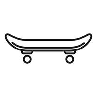 skateboard icona schema vettore. attivo sport vettore