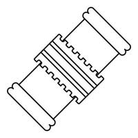 riparazione dettaglio icona, schema stile vettore