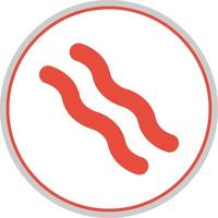 Bacon vettore icona design