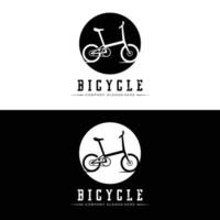 bicicletta logo, casuale veicolo vettore, design adatto per bicicletta negozi, gli sport rami, montagna Bici, e bambini Bici vettore