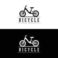 bicicletta logo, casuale veicolo vettore, design adatto per bicicletta negozi, gli sport rami, montagna Bici, e bambini Bici vettore