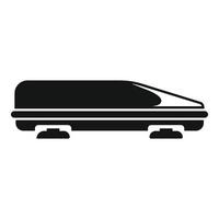 auto scatola icona semplice vettore. auto tetto vettore