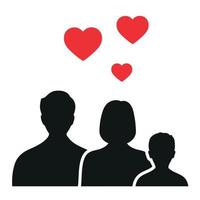 famiglia amore illustrazione vettore