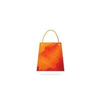 shopping Borsa icona logo vettore design per in linea negozio